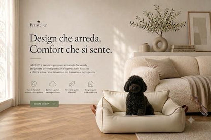 HAVEN™ | Cuccia Premium in Tessuto Nanotech per Cani
