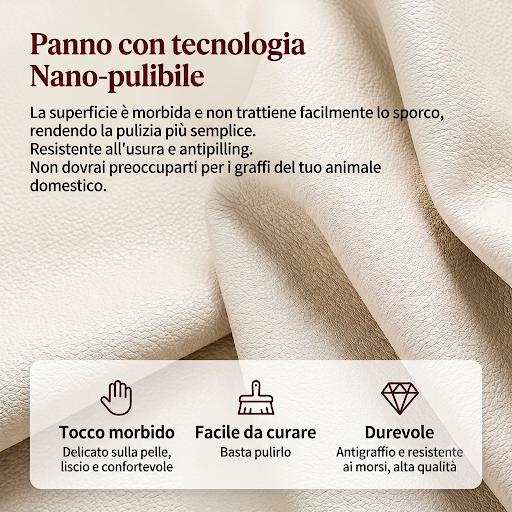 HAVEN™ | Cuccia Premium in Tessuto Nanotech per Cani